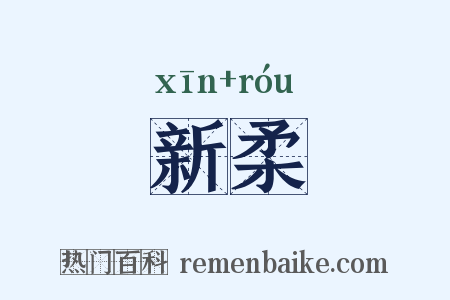新柔是什么意思的图片